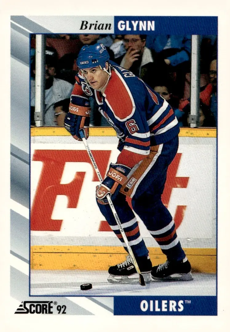 1992-93 Score (U.S.) #361 Brian Glynn (front)