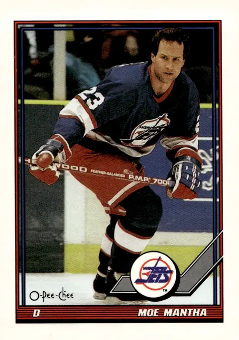 1991-92 O-Pee-Chee #477 Moe Mantha