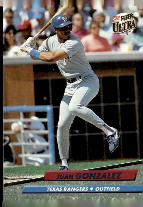 1992 Fleer Ultra #132 Juan Gonzalez