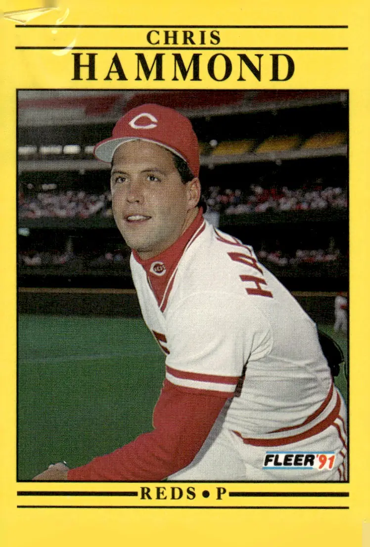1991 Fleer #65 Chris Hammond (front)