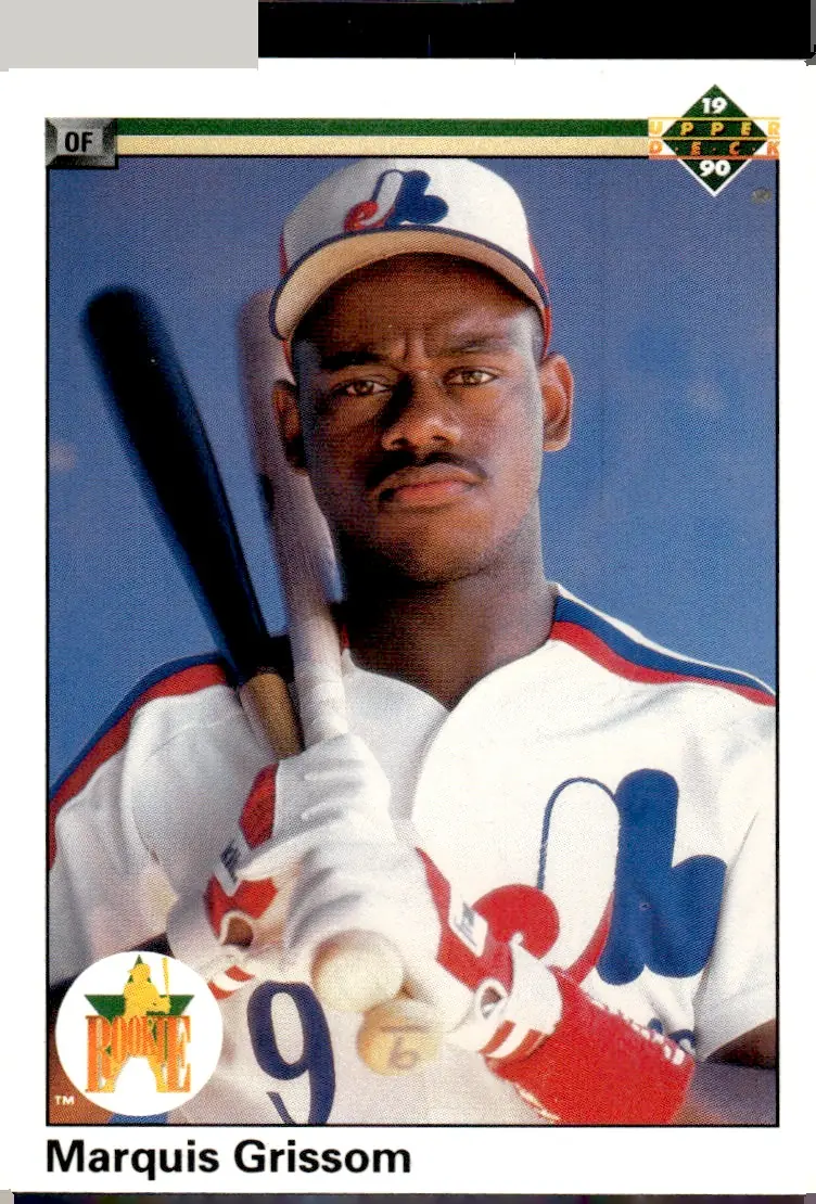 1990 Upper Deck #9 Marquis Grissom (front)