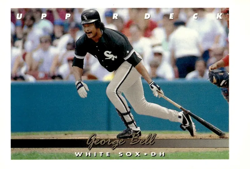 1993 Upper Deck #345 George Bell (front)