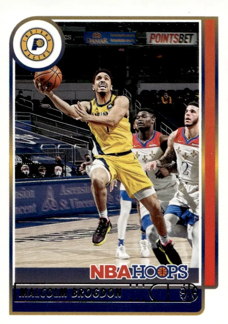 2021-22 NBA Hoops #153 Malcolm Brogdon (front)