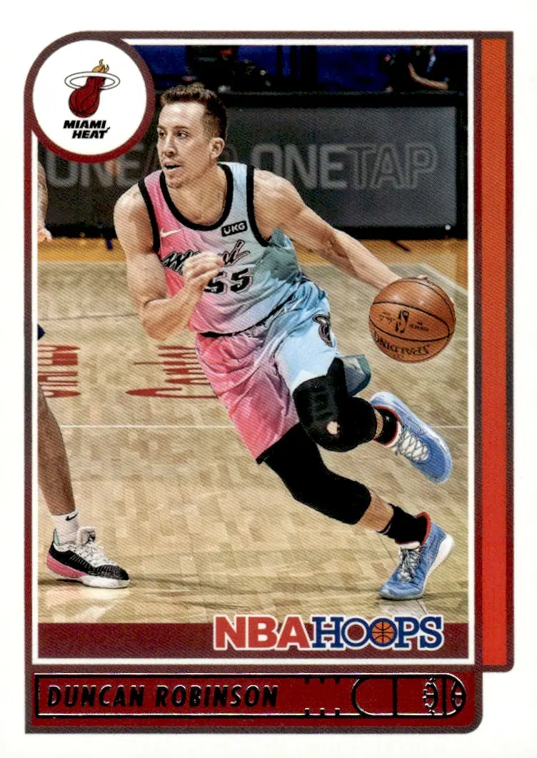 2021-22 NBA Hoops #30 Duncan Robinson (front)