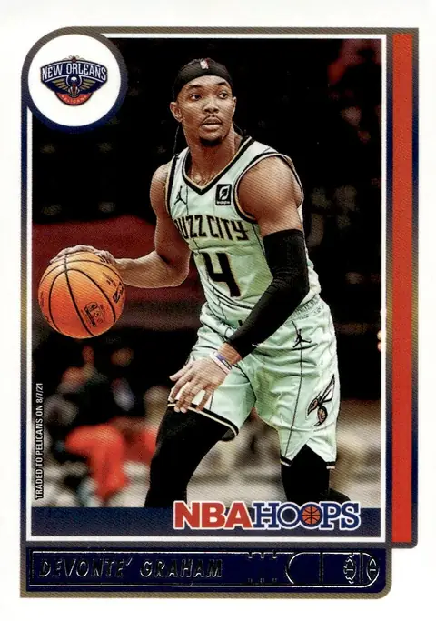 2021-22 NBA Hoops #180 Devonte' Graham