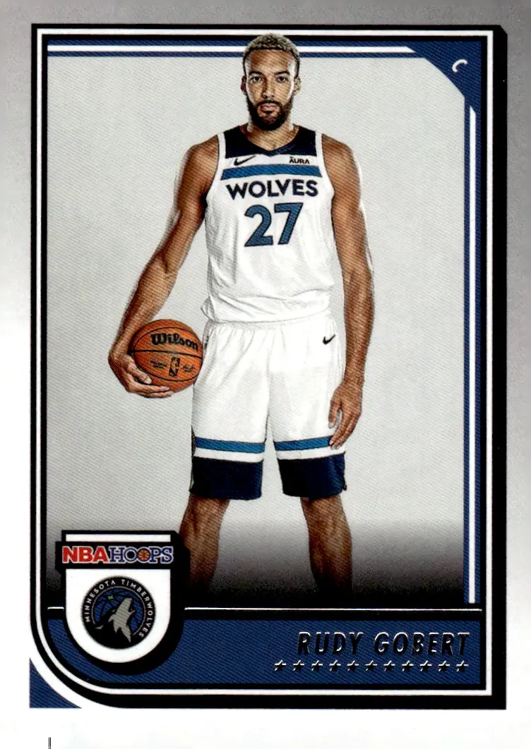 2022-23 NBA Hoops #216 Rudy Gobert (front)