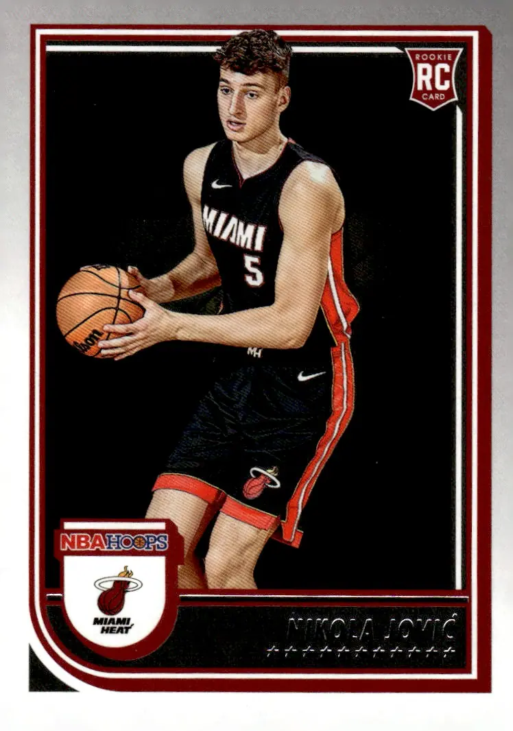 2022-23 NBA Hoops #256 Nikola Jović (front)
