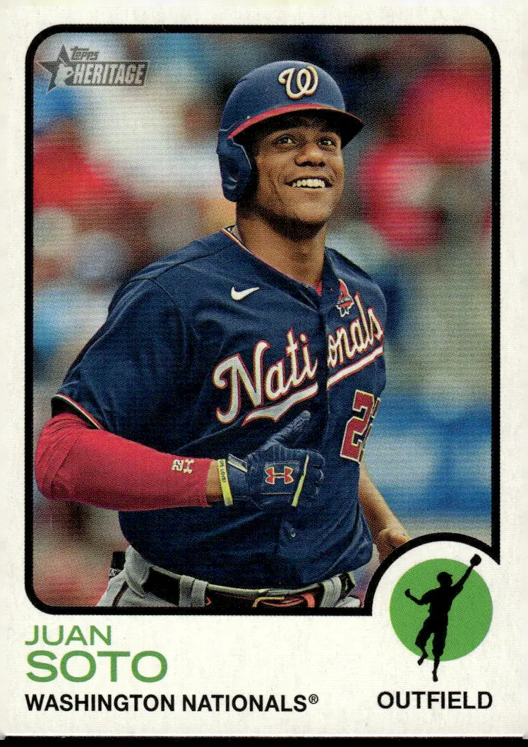 2022 Topps Heritage #154 Juan Soto (front)