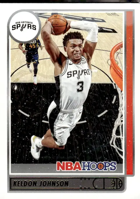 2021-22 NBA Hoops #34 Keldon Johnson