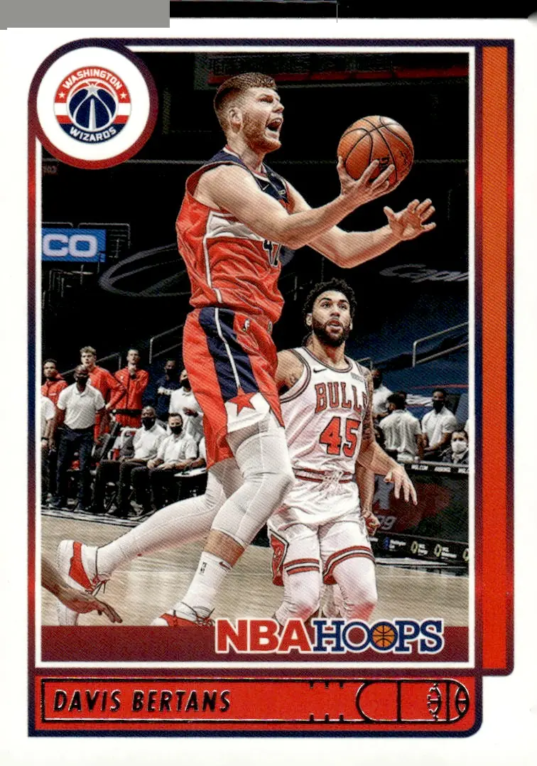 2021-22 NBA Hoops #130 Davis Bertans (front)