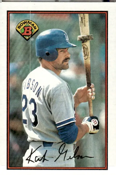 1989 Bowman #351 Kirk Gibson