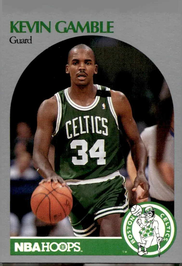 1990-91 NBA Hoops #40 Kevin Gamble (front)