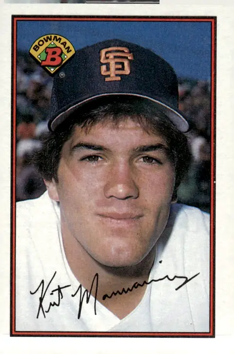 1989 Bowman #469 Kirt Manwaring