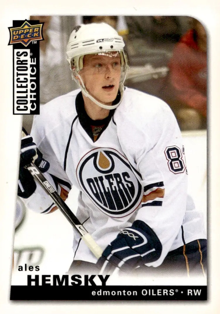2008-09 Collector's Choice #1 Ales Hemsky (front)