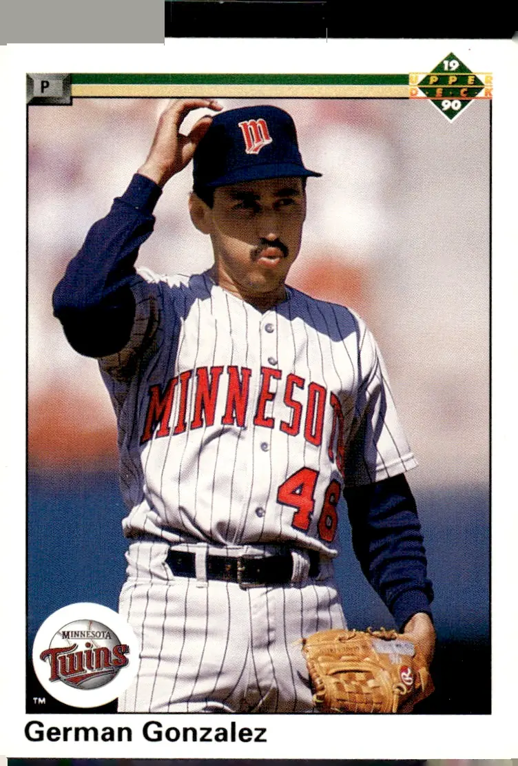 1990 Upper Deck #352 German Gonzalez (front)