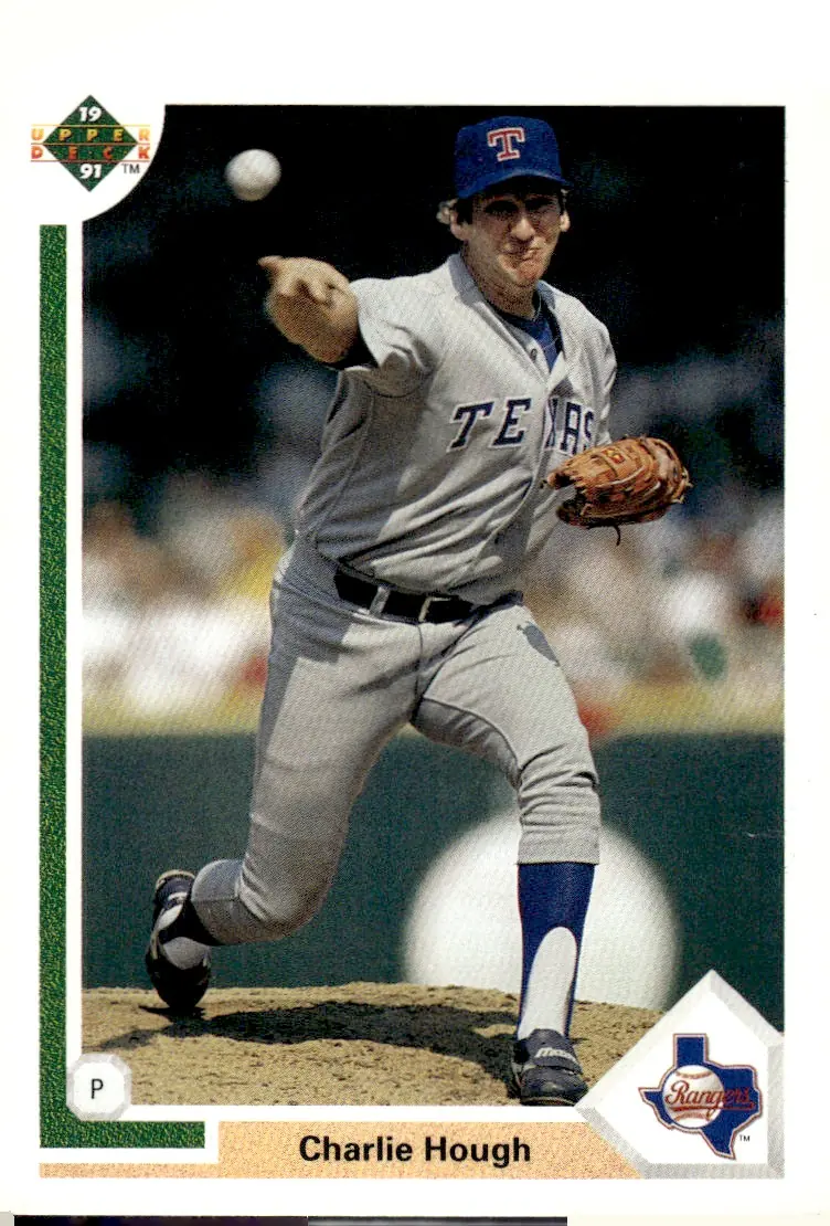 1991 Upper Deck #313 Charlie Hough (front)