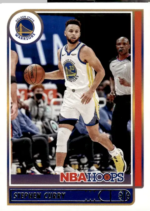 2021-22 NBA Hoops #18 Stephen Curry
