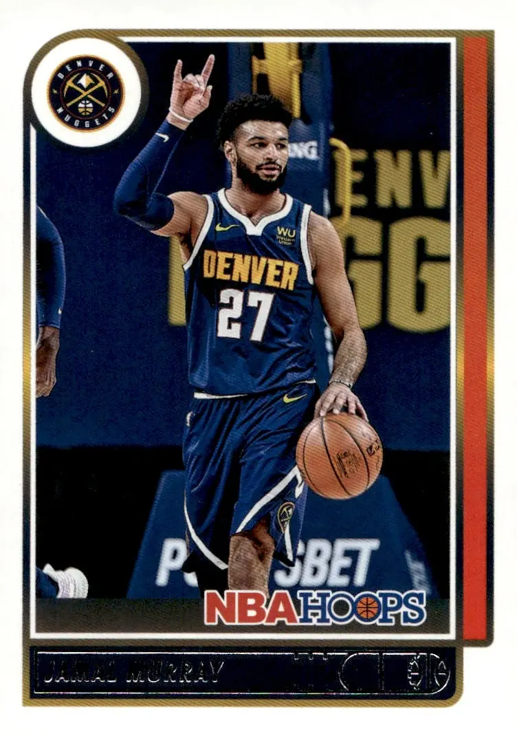 2021-22 NBA Hoops #1 Jamal Murray (front)