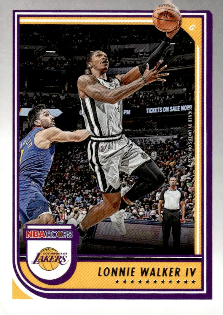 2022-23 NBA Hoops #153 Lonnie Walker IV (front)