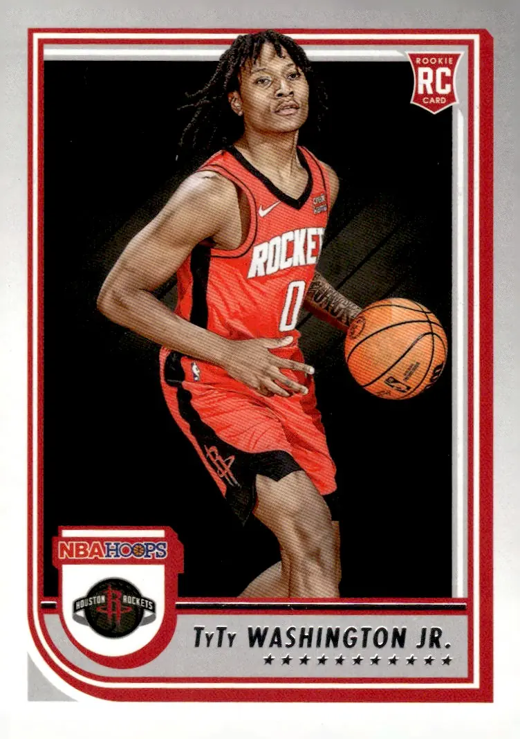 2022-23 NBA Hoops #258 TyTy Washington Jr. (front)