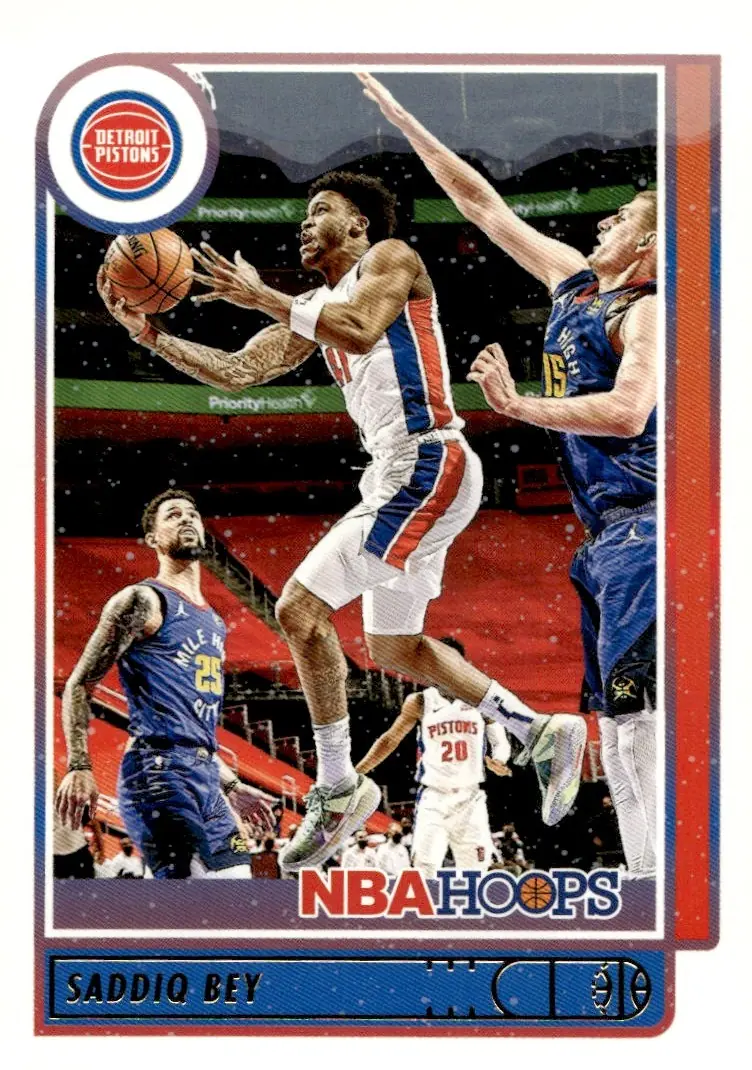 2021-22 NBA Hoops #155 Saddiq Bey – Winter (front)