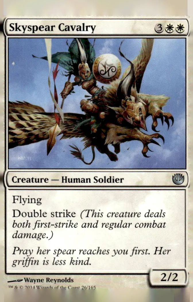 2014 Journey into Nyx #26/165 Skyspear Cavalry (front)