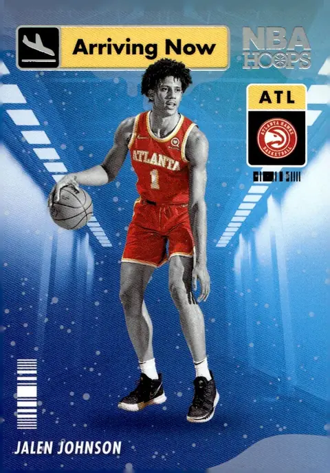2021-22 NBA Hoops #23 Jalen Johnson