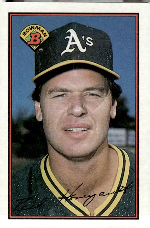 1989 Bowman #187 Rick Honeycutt