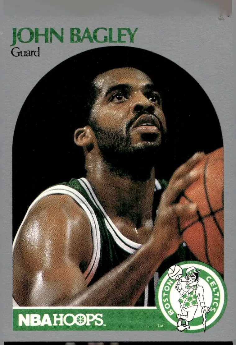 1990-91 NBA Hoops #38 John Bagley (front)