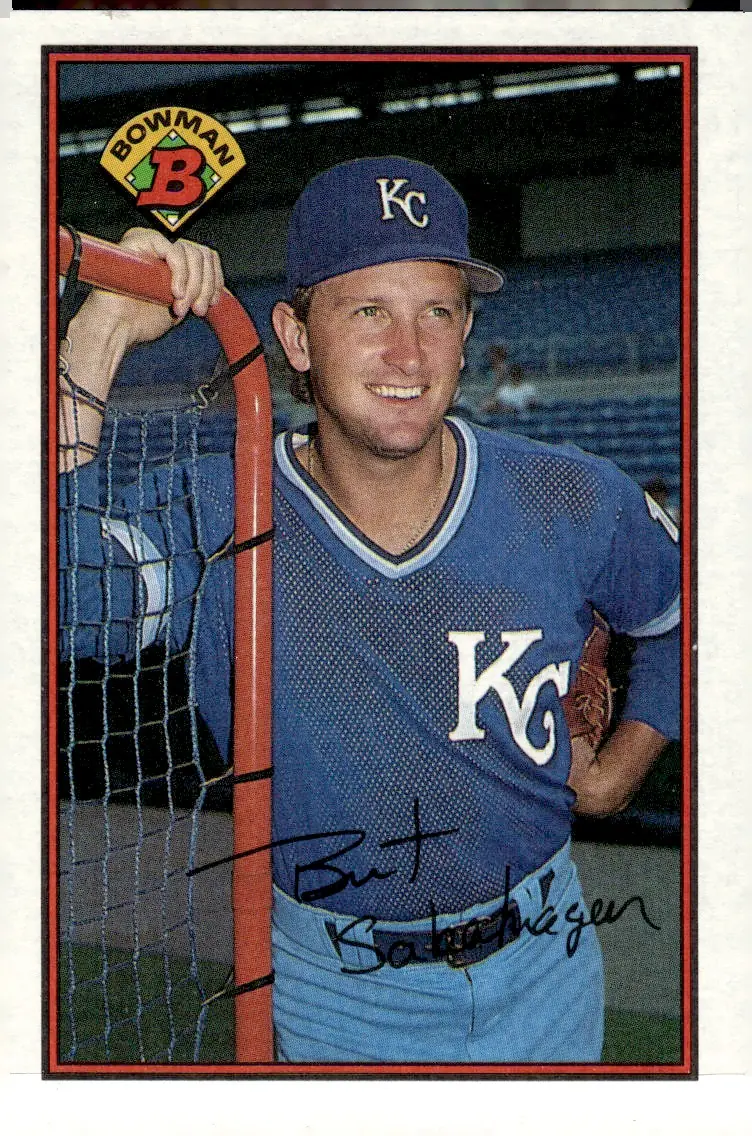 1989 Bowman #111 Bret Saberhagen (front)