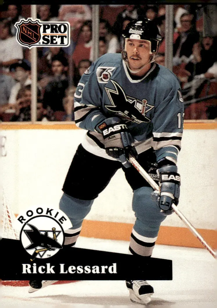 1991-92 Pro Set (Series 2) #560 Rick Lessard (front)