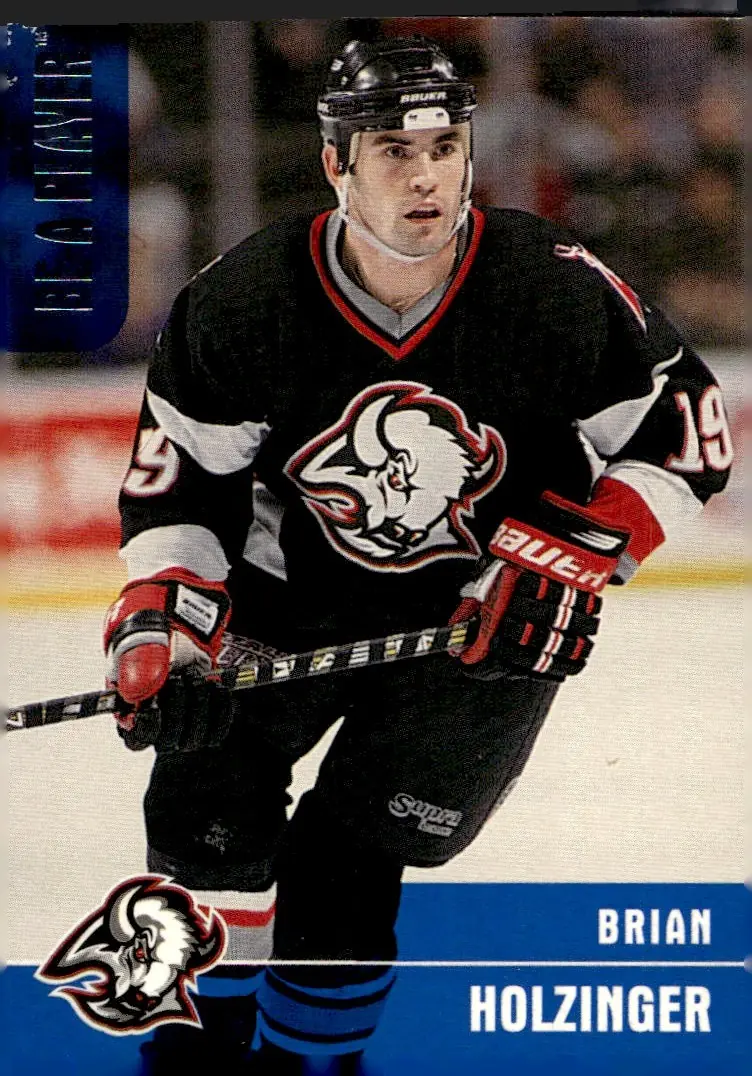1999-00 Be A Player Memorabilia #257 Brian Holzinger (front)
