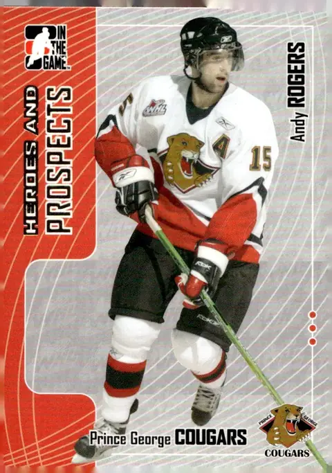 2005-06 In The Game Heroes and Prospects #325 Andy Rogers