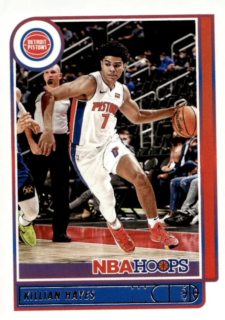 2021-22 NBA Hoops #175 Killian Hayes (front)