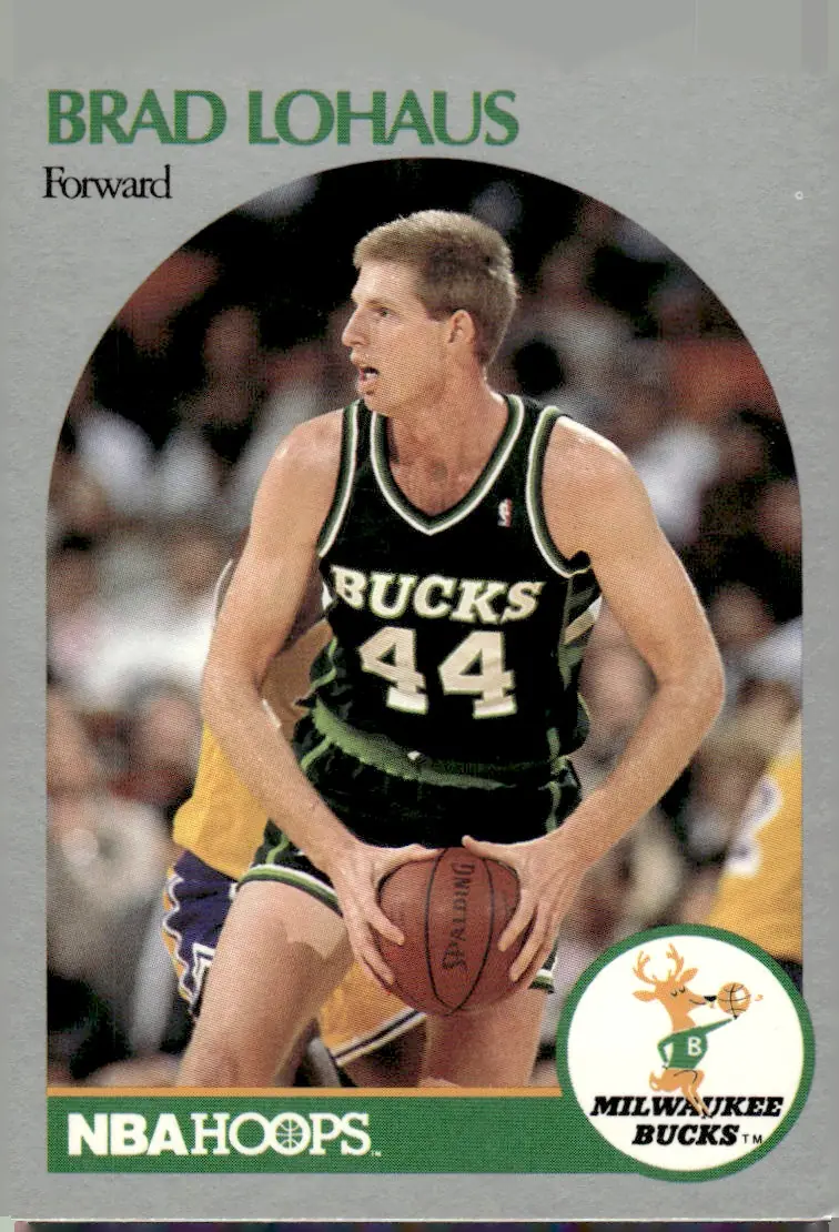 1990-91 NBA Hoops #178 Brad Lohaus (front)