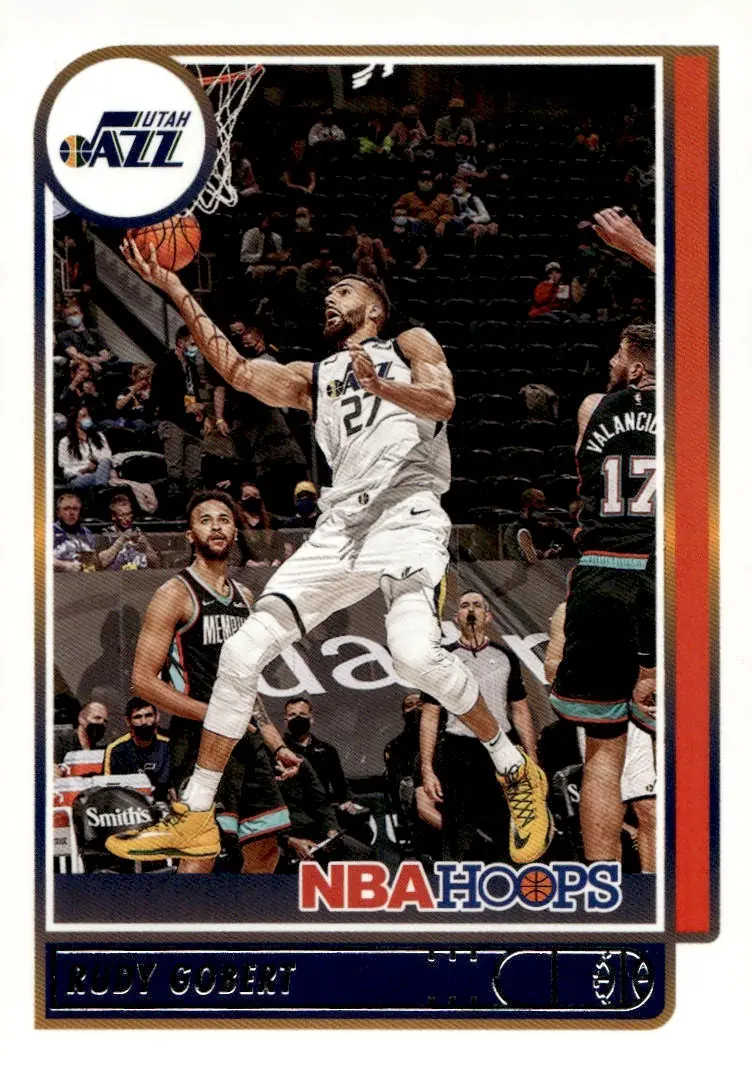 2021-22 NBA Hoops #169 Rudy Gobert (front)