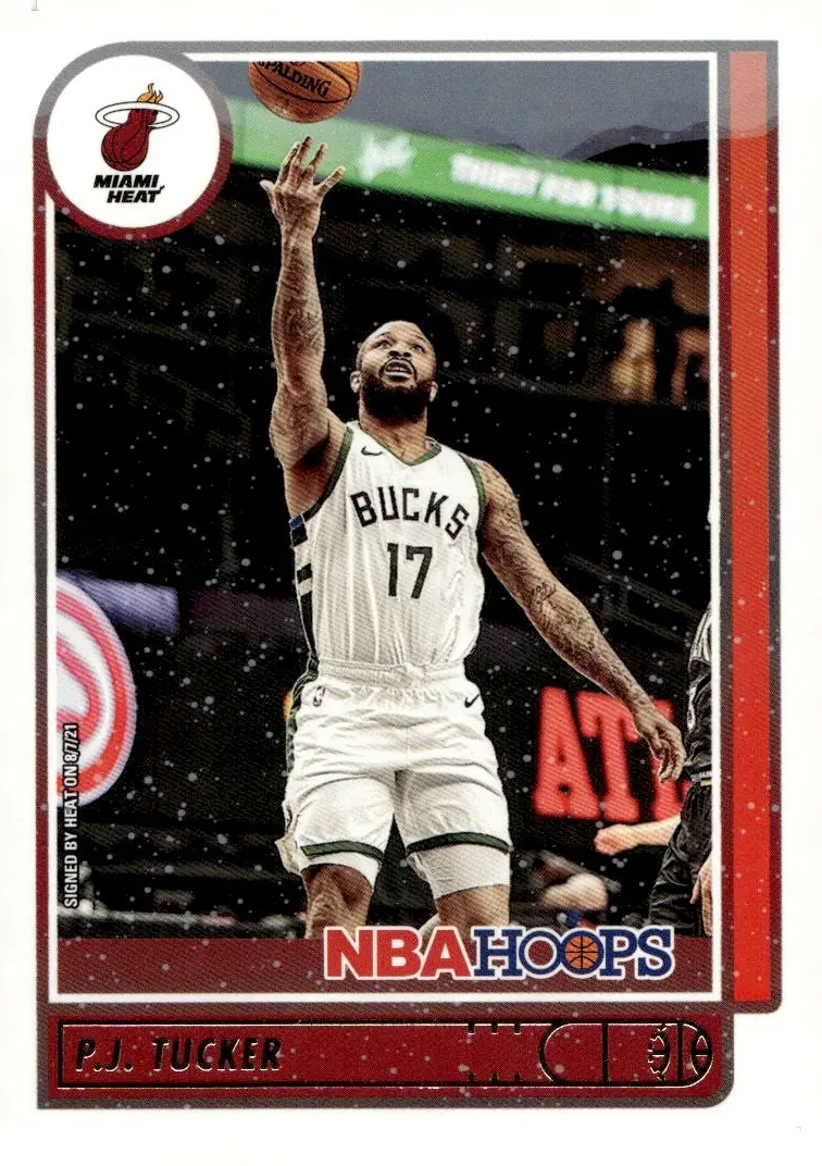 2021-22 NBA Hoops #133 P.J. Tucker (front)