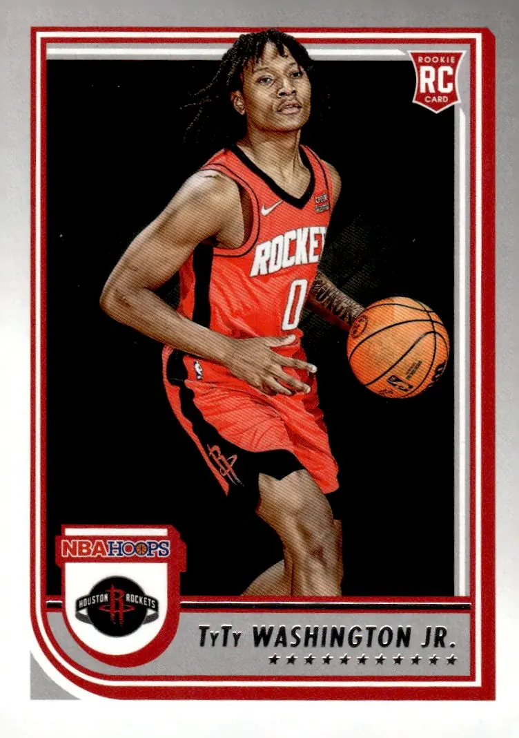 2022-23 NBA Hoops #258 TyTy Washington Jr. (front)