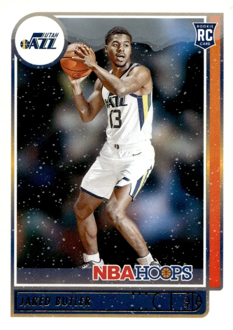 2021-22 NBA Hoops #216 Jared Butler (front)