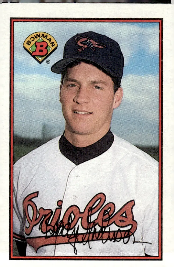 1989 Bowman #18 Brady Anderson (front)