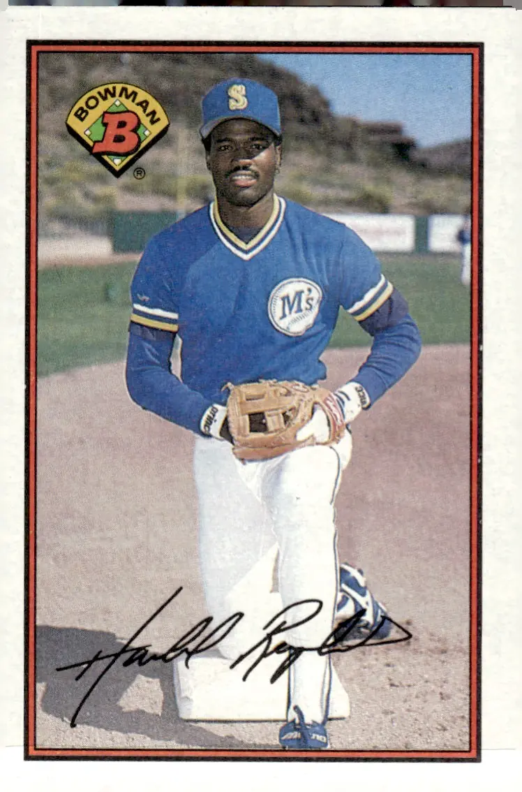 1989 Bowman #210 Harold Reynolds (front)