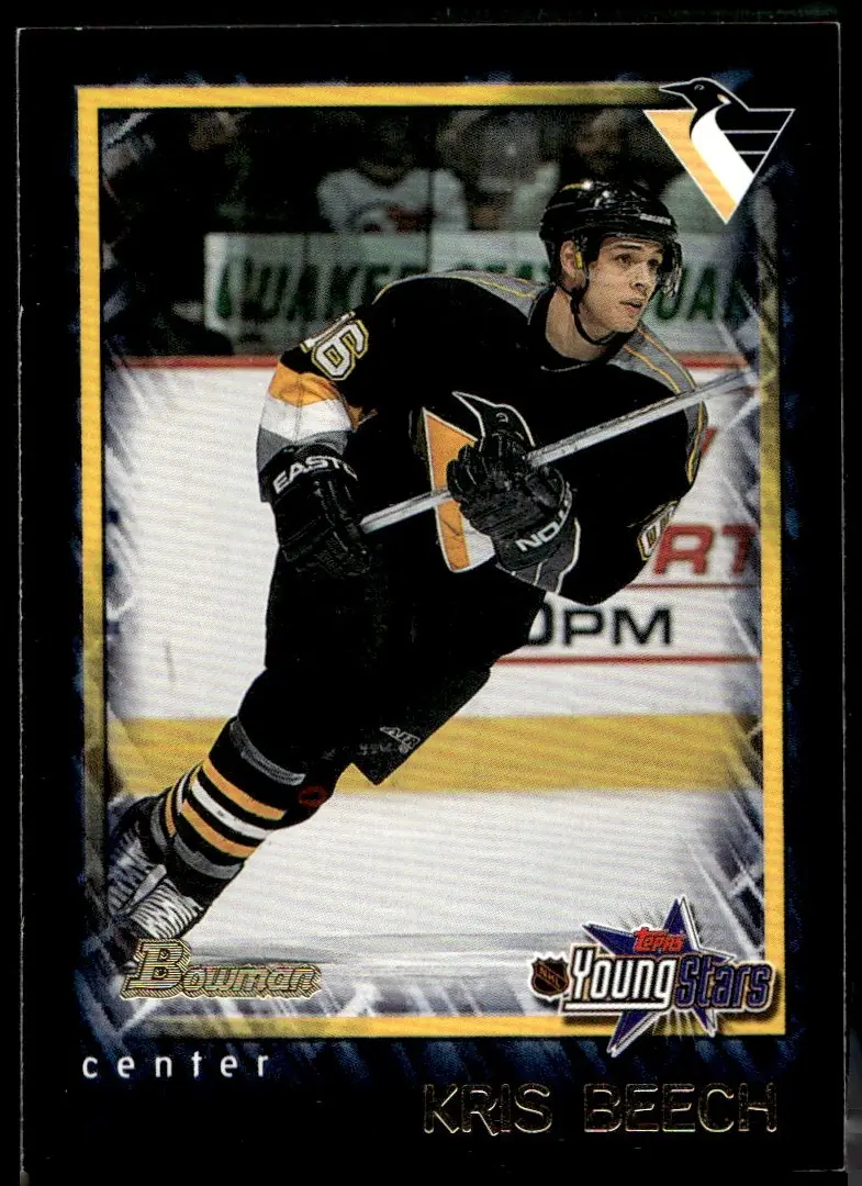 2001-02 Bowman YoungStars #164 Kris Beech (front)
