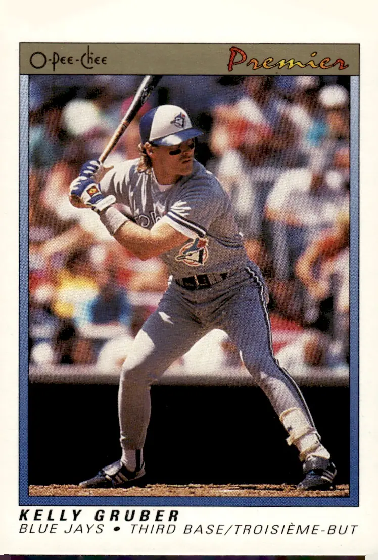 1991 O-Pee-Chee Premier #57 Kelly Gruber (front)