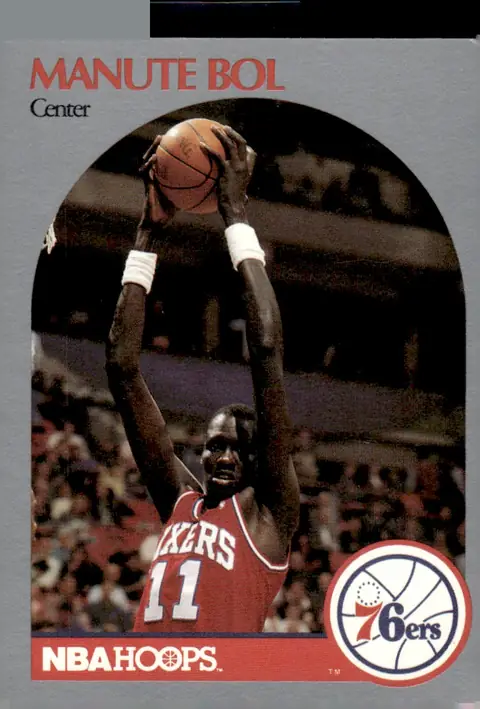 1990-91 NBA Hoops #424 Manute Bol