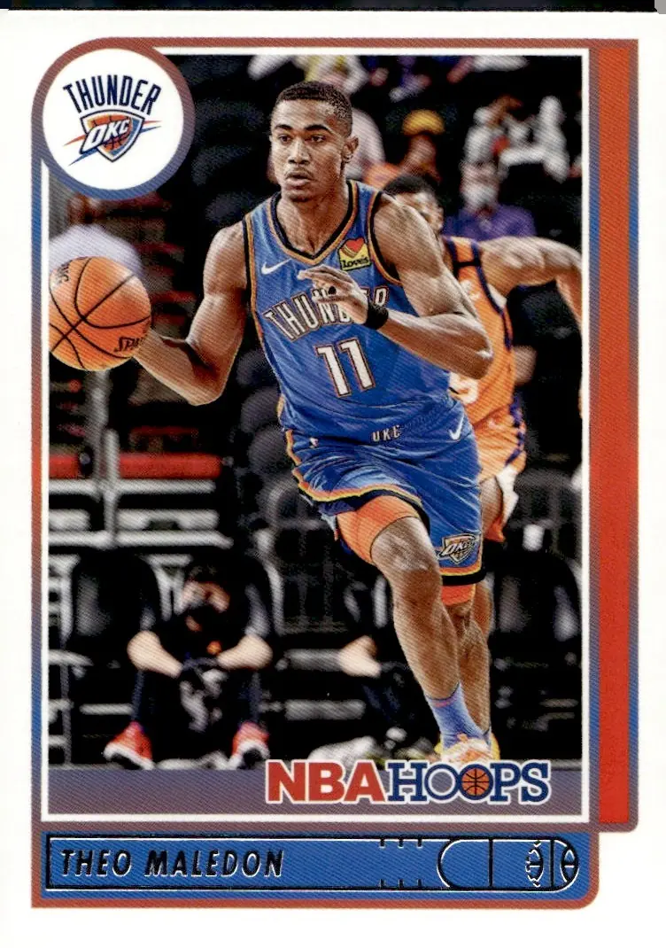 2021-22 NBA Hoops #63 Théo Maledon (front)