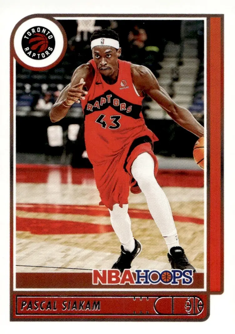 2021-22 NBA Hoops #79 Pascal Siakam (front)