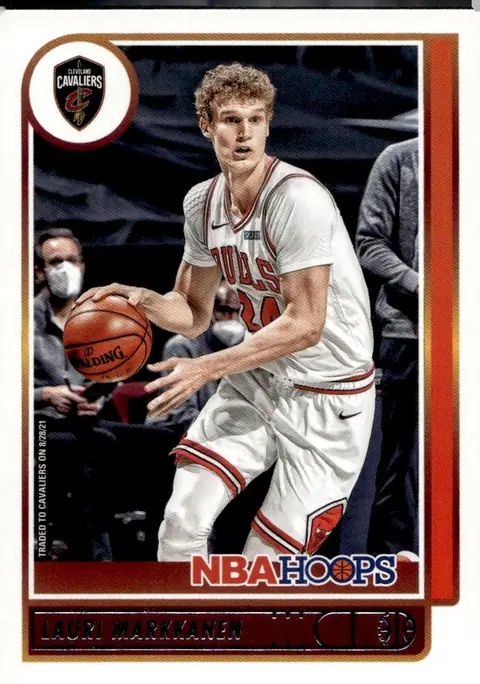 2021-22 NBA Hoops #55 Lauri Markkanen