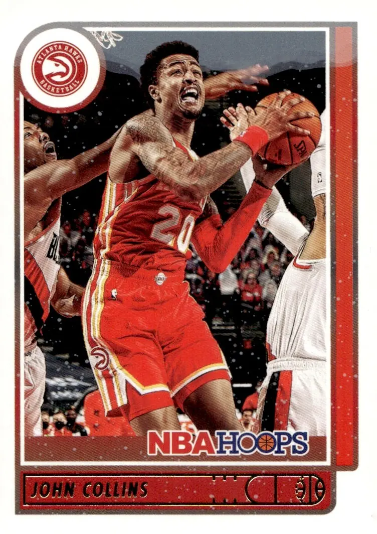 2021-22 NBA Hoops #178 John Collins – Winter (front)