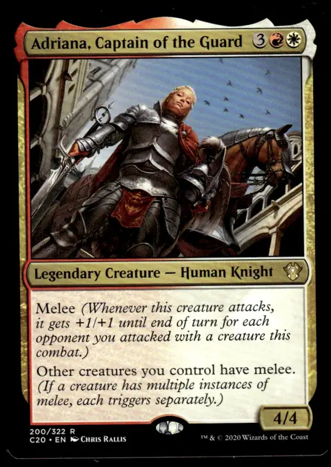 2020 Commander 2020 (C20) #200/322 Adriana, Captain of the Guard
