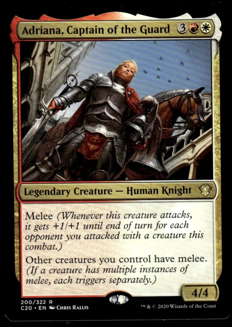 2020 Commander 2020 (C20) #200/322 Adriana, Captain of the Guard (front)